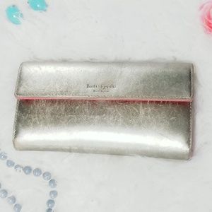 Gold kaye spade wallet